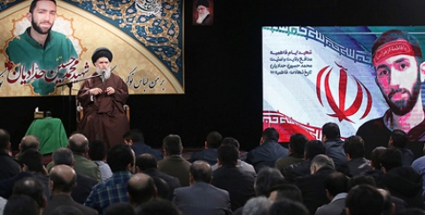 مراسم اولین سالگرد شهادت بسیجی شهید محمد حسین حدادیان