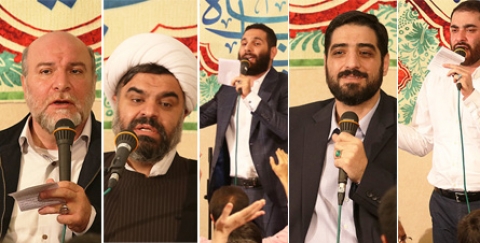 مراسم جشن ولادت سرداران کربلا در منزل حاج احمد نیکبختیان