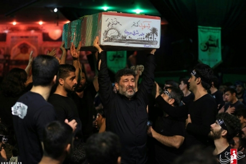 وداع با شهید گمنام در مهدیه امام حسن مجتبی علیه السلام