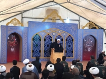 نخستین مراسم عزاداری سید الشهدا(ع) در قرارگاه اربعین آستان قدس رضوی