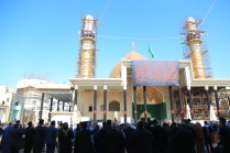 مراسم آغاز امامت امام زمان در حرم سامرا+ تصاویر