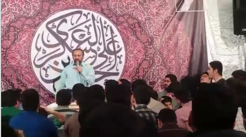 حاج احمد واعظی/جشن میلاد امام حسن عسکری(ع)