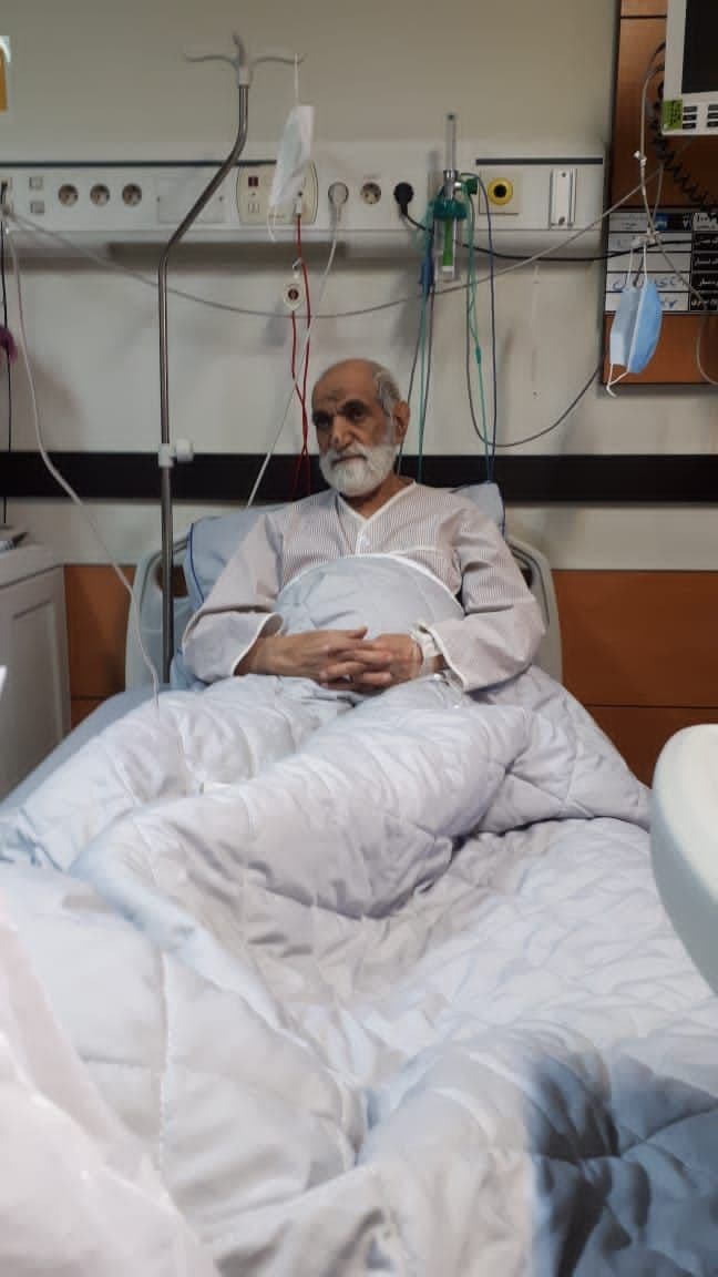 حاج غلامعلی سماواتی از بیمارستان مرخص شد