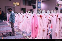 جشن عبادت دختران کلاس سومی در هیأت آیین حسینی