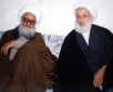 عکس منتشر نشده از دو عالم برجسته دینی