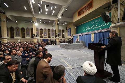 دیدار مداحان اهل بیت(ع) با رهبر معظم انقلاب