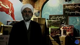 برپایی نمایشگاه ماه بخشندگی در حسینیه دلریش