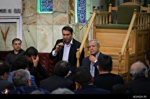 مراسم ترحیم پدر حاج امین مقدم در مسجد مرکزی اردبیلیها