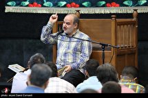 مراسم هفتگی هیئت آل یاسین در حسینیه شهید همت