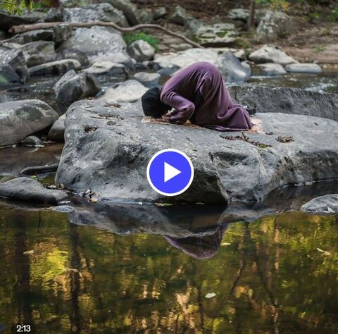تصاویر مکان‌های غیرمنتظره نماز خواندن مسلمانان در اینستاگرام