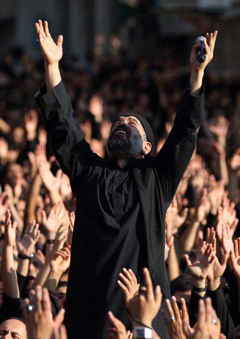 چهارپایه خوانی حاج محمود کریمی در شب تاسوعا