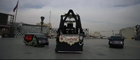 اولین روز کاروان عقیق فاطمی/ دعای مادر حاج حسین خلجی