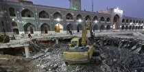 احداث صحن امام محمدباقر (ع) در حرم کاظمین آغاز شد+عکس