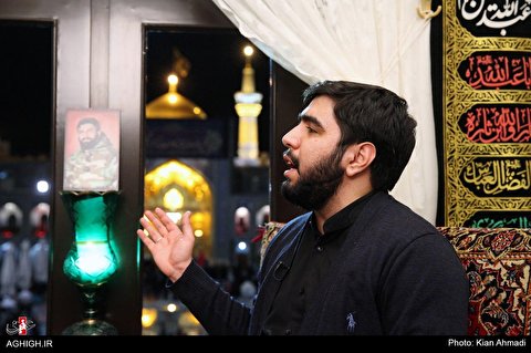 روضه خوانی حاج سید محمود علوی در آخرین شب برنامه باب القبله