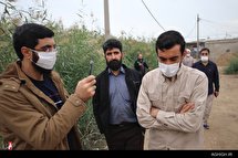 حضور جمعی از مداحان در مناطق سیل زده خوزستان/ بخش چهارم