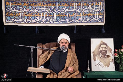 اولین سالگرد خادم الحسین(ع) روح الله رجایی در کهف الشهداء