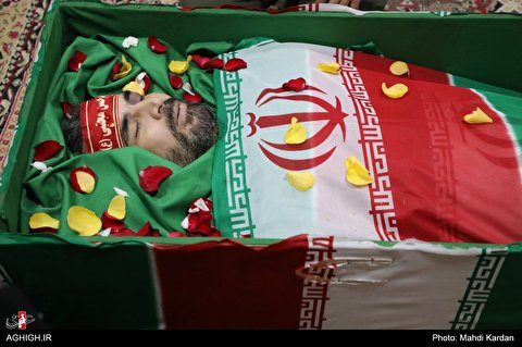 وداع با پیکر شهید صیاد خدایی در معراج شهدا
