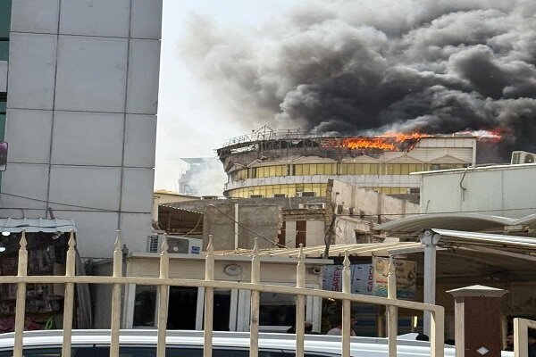 مهار آتش‌‌سوزی در هتل کربلا؛ کاروان‌ ایرانی آنجا نبود