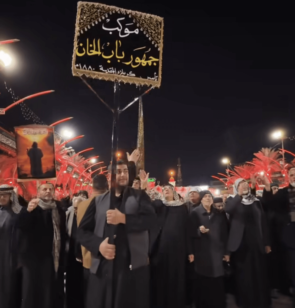 عزاداری شب شهادت حضرت زینب(س) در کربلا