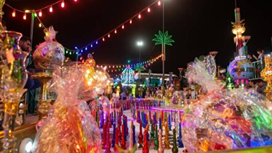 موج میلیونی زائران پیاده‌روی نیمه شعبان به سوی کربلا +فیلم