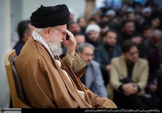 مجلس عزاداری سالروز شهادت حضرت امام جعفر صادق(ع) در محضر رهبر انقلاب