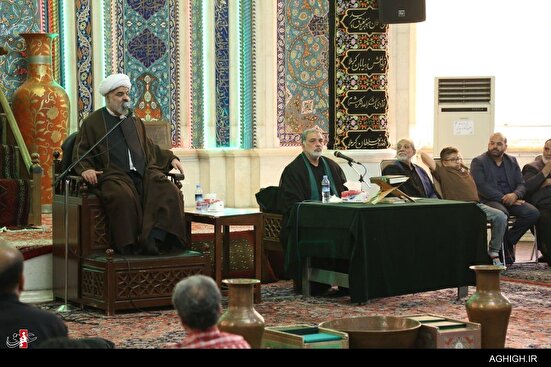 مراسم ترحیم حاج اکبر بازوبند در حسینیه فاطمیون تهران