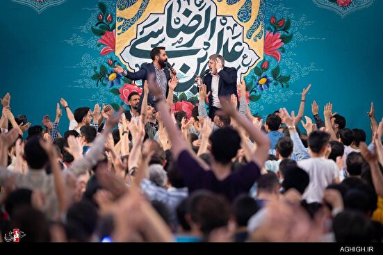 شب ولادت امام رضا(ع) در هیئت مکتب الزهرا(س)