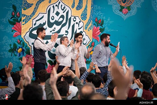 شب ولادت امام رضا(ع) در هیئت مکتب الزهرا(س)