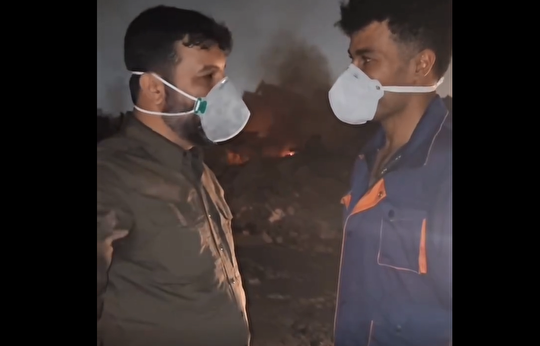 حضور دو مداح اهل بیت در بندر رجایی شهر بندر عباس