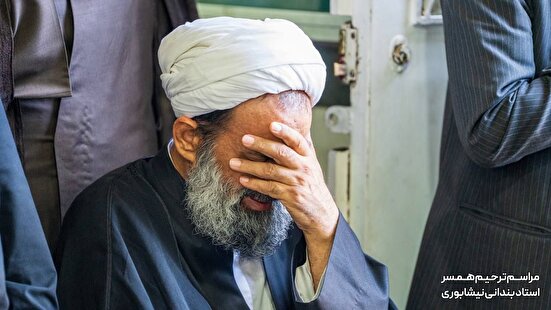 مراسم تشییع و ترحیم همسر حجت‌الاسلام بندانی نیشابوری