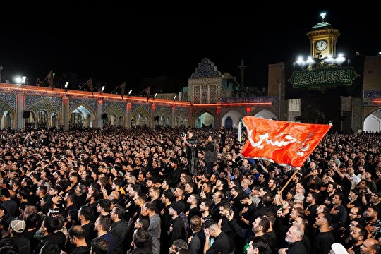 قاب‌هایی از آخرین شب مراسم مسلمیه در حرم حضرت عبدالعظیم حسنی(ع)