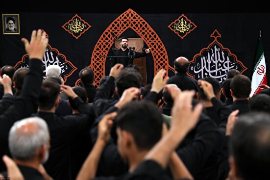 مراسم عزاداری حضرت اباعبدالله الحسین(ع) در بیت رهبری