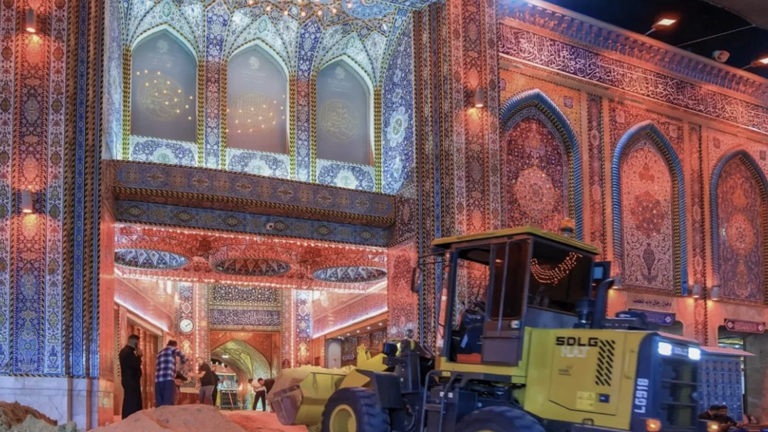 آماده‌سازی کربلا برای حضور بزرگ‌ترین دسته عزاداری عاشورا +عکس و فیلم