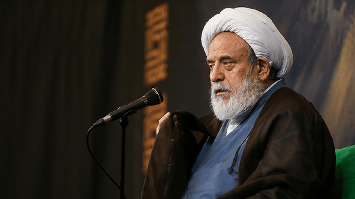 شیخ حسین انصاریان در کربلا منبر می‌رود