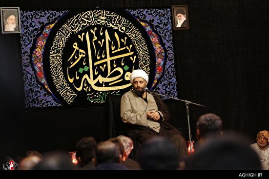 عزاداری فاطمیه اول در حسینیه آیت الله حق شناس