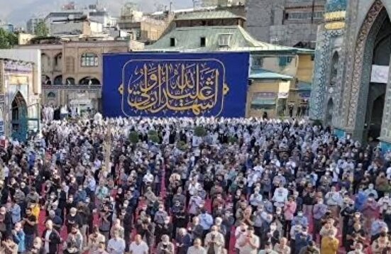 نماز باران عصر در آستان امام زاده صالح(ع)