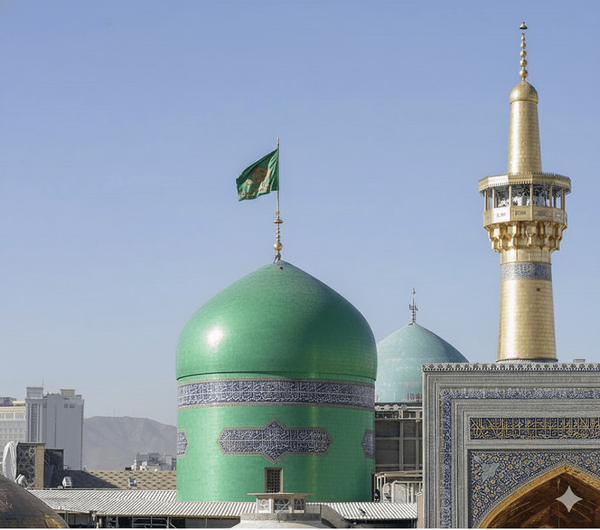 می‌دانستید زمانی گنبد امام رضا(ع) سبز رنگ بوده؟