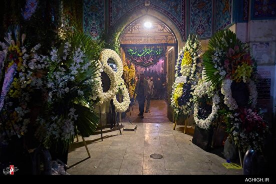 مراسم شب هفتم پدربزرگ حاج محمدحسین پویانفر