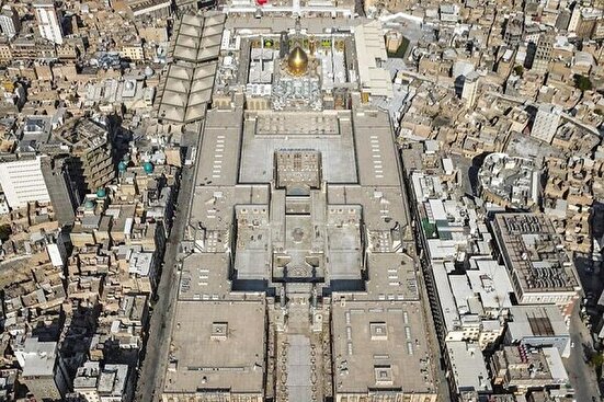 صحن حضرت فاطمه در نجف، یادگار سردار سلیمانی + فیلم