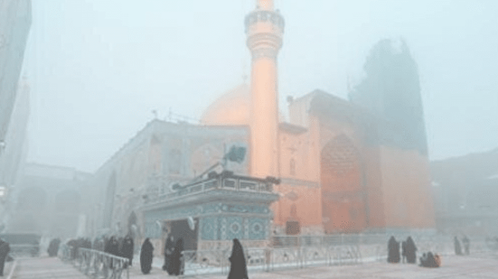 مه غلیظ پروازهای نجف را به تأخیر انداخت