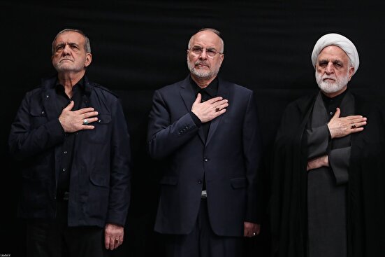 مراسم عزاداری شب شهادت حضرت زهرا(س) در بیت رهبری