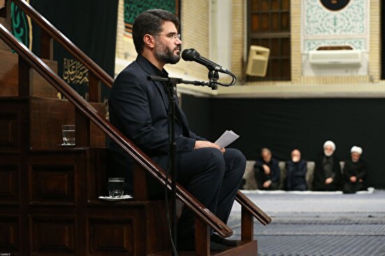 مراسم عزاداری شب شهادت حضرت زهرا(س) در بیت رهبری