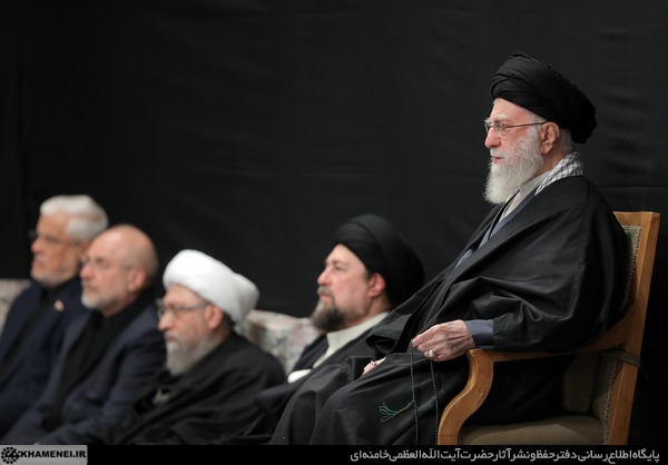 مراسم شام شهادت حضرت زهرا(س) با حضور رهبر انقلاب برگزار شد