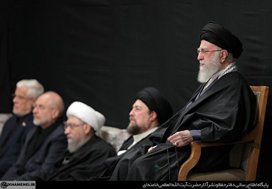 مراسم شام شهادت حضرت زهرا(س) با حضور رهبر انقلاب برگزار شد