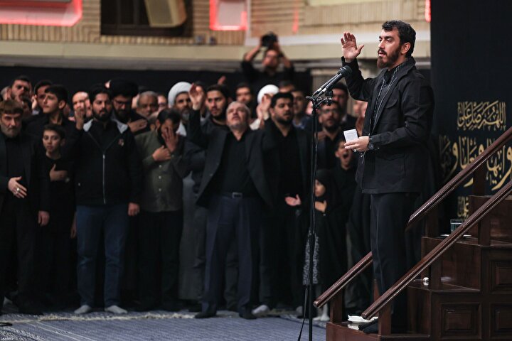 آخرین شب مراسم عزاداری شهادت حضرت صدیقه(س) در بیت رهبری