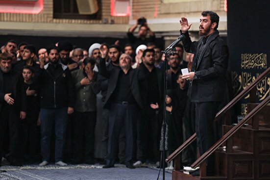 آخرین شب مراسم عزاداری شهادت حضرت صدیقه(س) در بیت رهبری