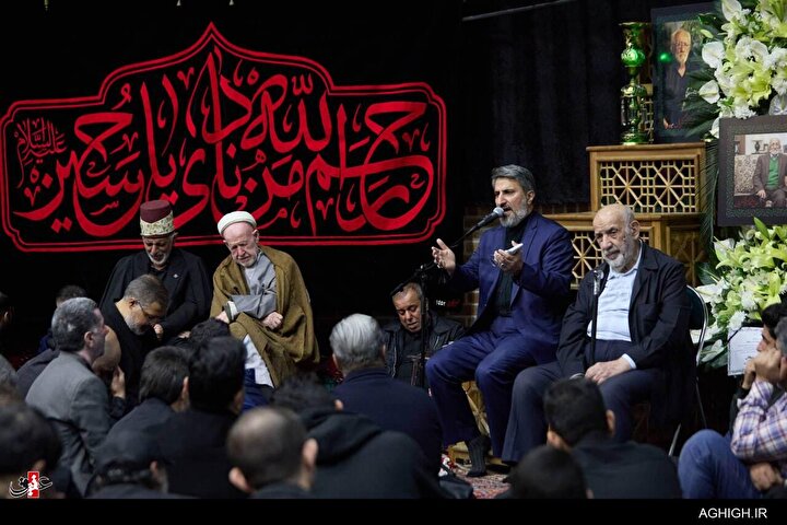 مراسم ترحیم پدربزرگ حاج محمدحسین پویانفر