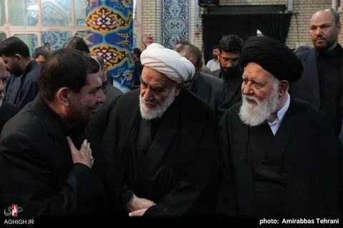 مراسم ترحیم شهدای خدمت در مسجد ارک تهران