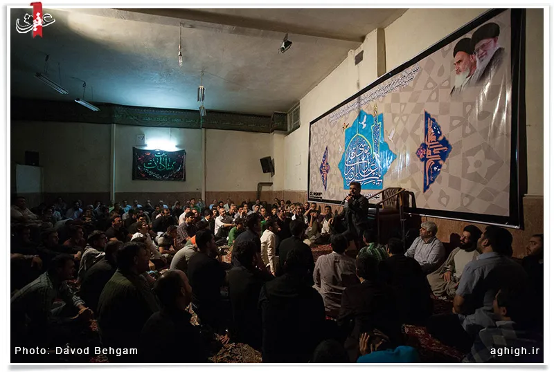 گزارش تصویری/ مداحی حاج ابوالفضل بختیاری در حسینیه انصارالحجه مشهد