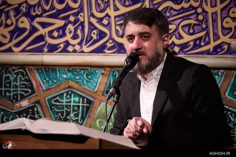 مناجات خوانی شب اول ماه مبارک رمضان در هیئت ریحانةالنبی(س)